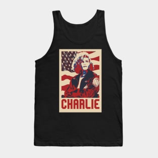 Charlie Top Gun Pop Art Style Tank Top